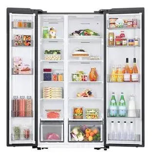 Samsung Inverter 583 Liter Side By Side Refrigerator RS57DG400EM9SV