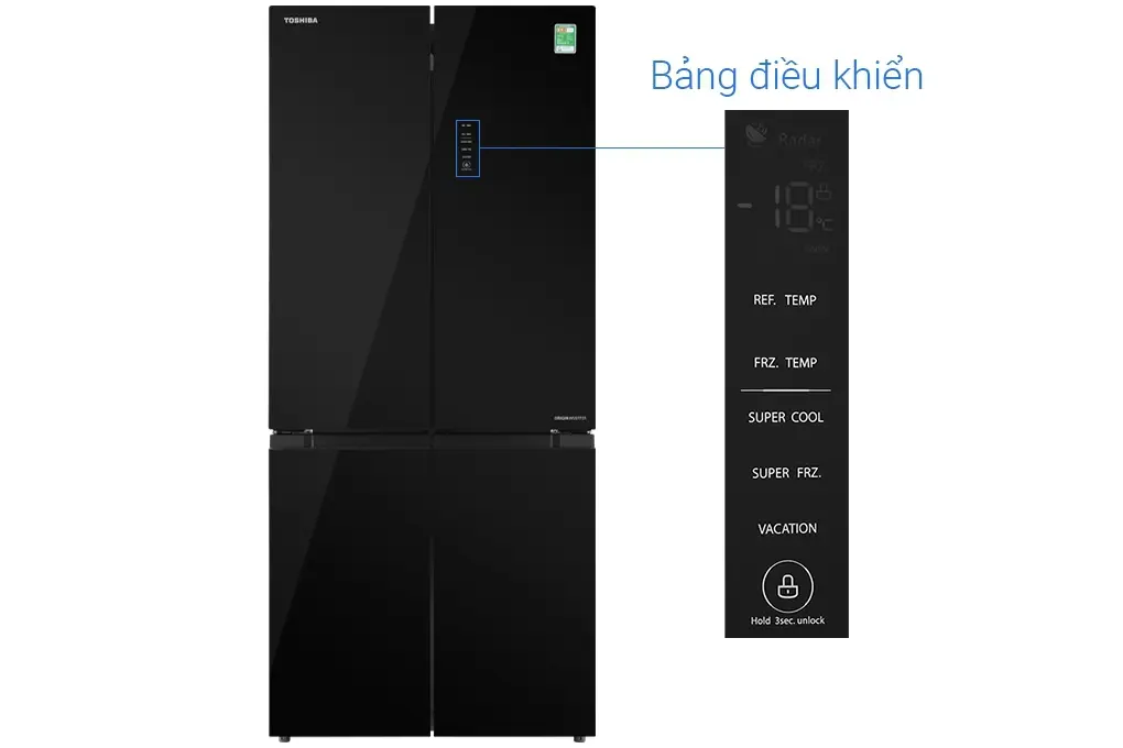 Toshiba Inverter Refrigerator 511 liters GR-RF610WE-PGV(22)-XK