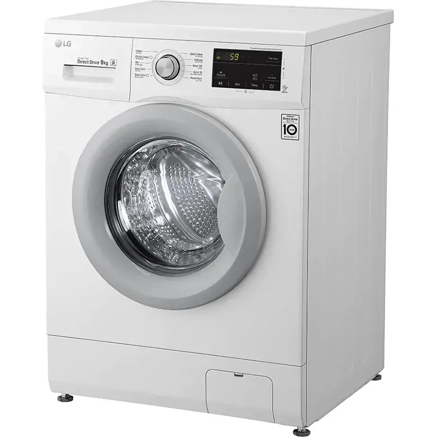 9kg white steam inverter horizontal drum washing machine FB1209S6W